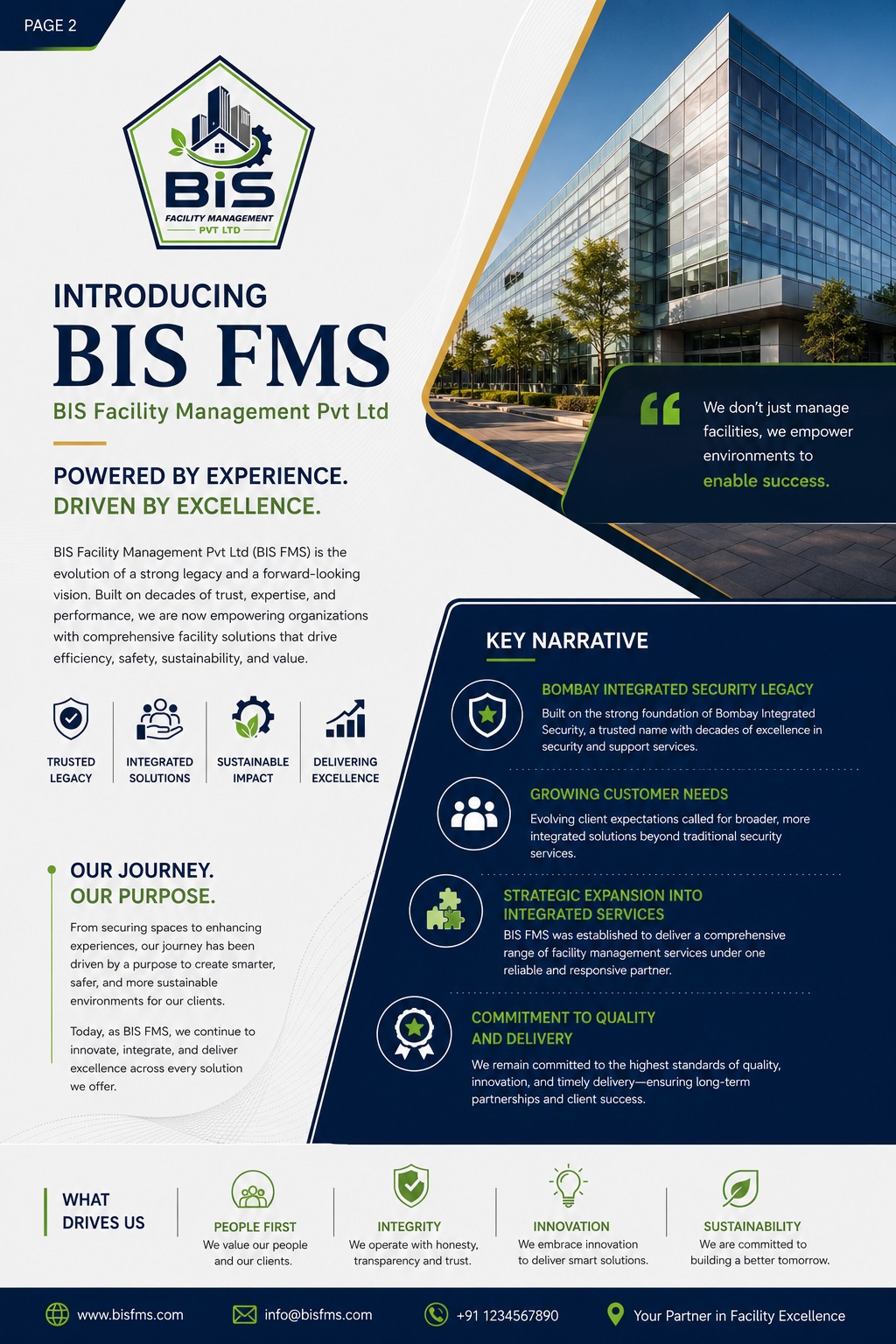 BIS FMS introduction and company purpose